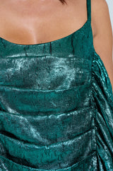 SMOOTH OPERATOR RUCHED MIDI DRESS