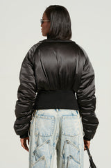 ELECTRA SATIN EFFECT BOMBER