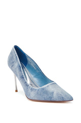 AZALEA WANG KEATON DENIM STILETTO PUMP