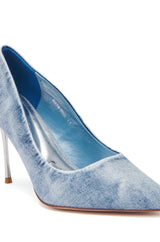 AZALEA WANG KEATON DENIM STILETTO PUMP
