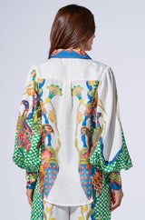 WALK THIS WAY PRINTED TOP