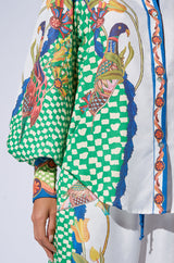 WALK THIS WAY PRINTED TOP