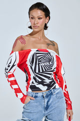 FOX RACING OFF THE SHOULDER LIGHT WEIGHT TEE