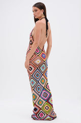 DONT LET ME GO CROCHET MAXI DRESS