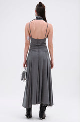 DONT GIVE UP MOCK NECK KNIT MAXI DRESS