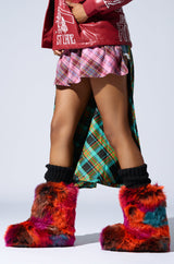 AZALEA WANG NADIANNA ORANGE BOOTIE