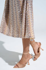 AKIRA OWENS TAN CHUNKY SANDAL