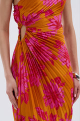 RADIANT ENERGY PRINTED MIDI DRESS