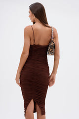 DINA MESH MIDI DRESS