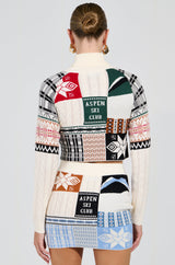 SKI CLUB CROPPED SWEATER