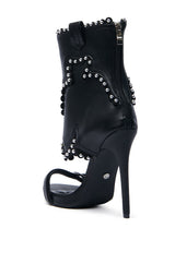 AZALEA WANG RUMMIE BLACK STILETTO SANDAL
