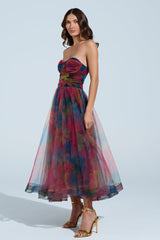 MEGAN STRAPLESS MAXI DRESS