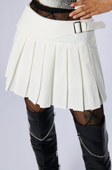 SHAKE IT UP PLEATED MINI SKIRT