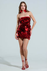 SHINE BRIGHT SEQUIN MINI DRESS
