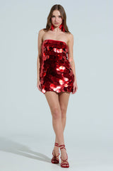 SHINE BRIGHT SEQUIN MINI DRESS