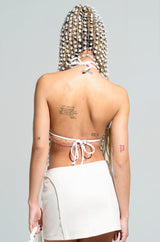 JUST LIKE HEAVEN HOODED CHAIN TOP
