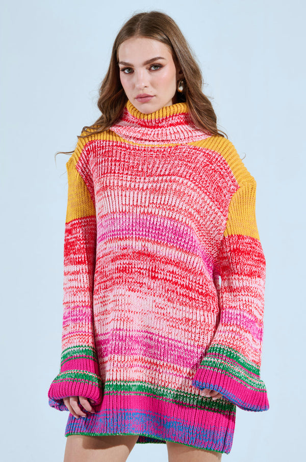 NO EFFORT NEEDED KNIT MINI DRESS