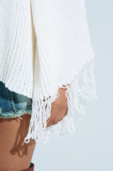 ALIX FRINGE SWEATER