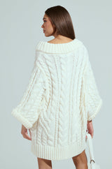 LALA LOVE YOU SWEATER DRESS