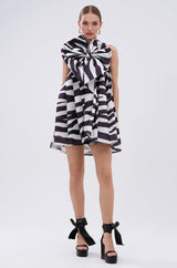 WILD THING BOW FRONT MINI DRESS