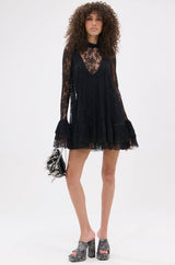 NEED YOU TONIGHT LACE MINI DRESS
