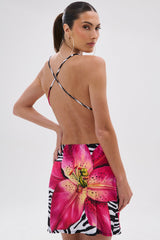 WILD THANG PRINTED MINI DRESS