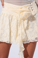EASY TO LOVE LACE MINI SKIRT