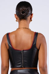 BACK IT UP EMBROIDERED CORSET