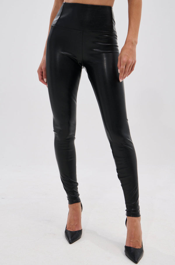 SLIM THICC 4 WAY STRETCH LEGGING IN BLACK