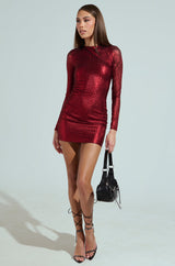 STILL A TEN KNIT MINI DRESS