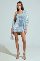 MA CHERIE SEQUIN MINI DRESS