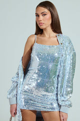 MA CHERIE SEQUIN MINI DRESS
