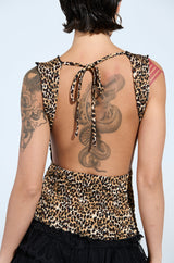 CHOLE OPEN BACK & SMOCKED BODY TOP