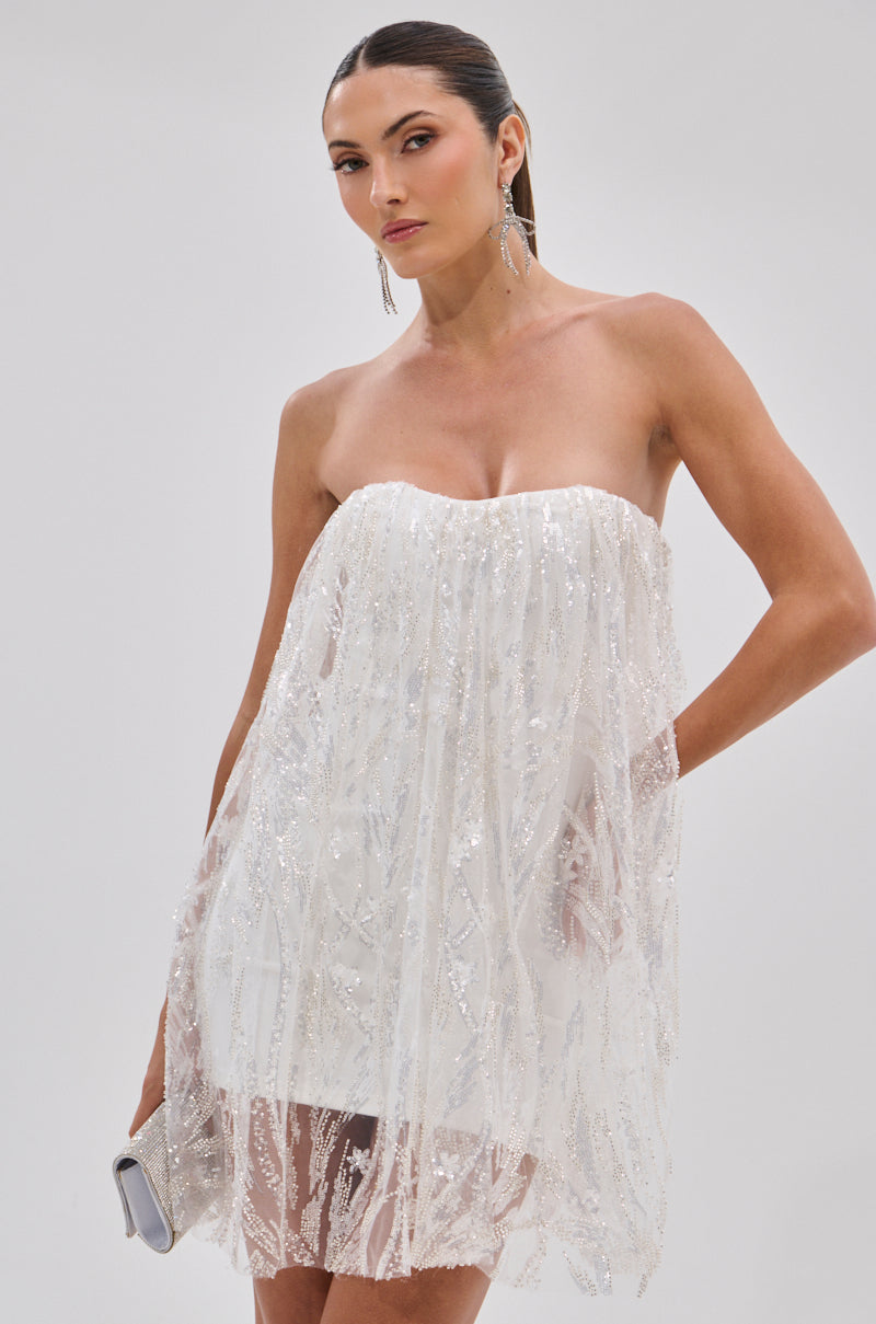 SHINE BRIGHT SEQUIN MINI DRESS