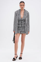 NORTH AVE CROCHET MINI DRESS