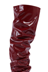 AZALEA WANG STEPHAN BURGUNDY BOOT