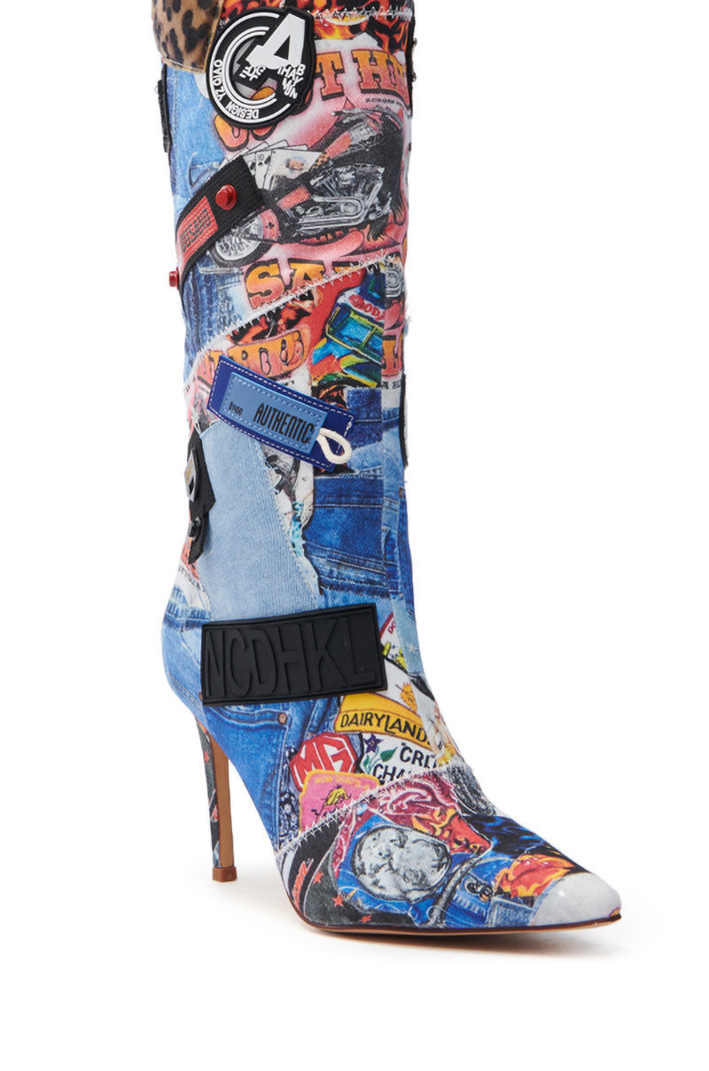 AZALEA WANG SYTILA MULTI ABSTRACT BOOT