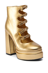 AZALEA WANG TAMALA GOLD CHUNKY PUMP