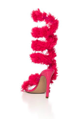 AZALEA WANG THEODOSIA PINK STILETTO SANDAL