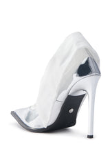 AZALEA WANG TLALLI SILVER PUMP STILETTO