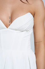 STAY FOREVER WHITE MINI DRESS