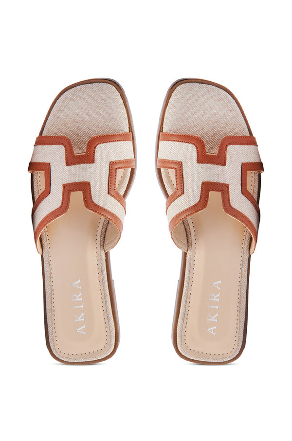 AKIRA VITTORIA BEIGE SANDAL
