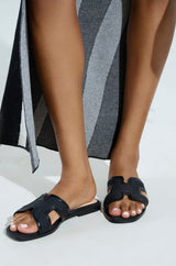 AKIRA VITTORIA BLACK SANDAL