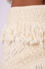 ON THE FRINGE SKIRT