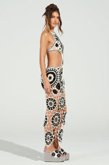 BEEN THAT GIRL CROCHET MIDI DRESS