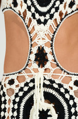 BEEN THAT GIRL CROCHET MIDI DRESS