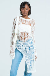 ASYMMETRICAL KNIT TOP