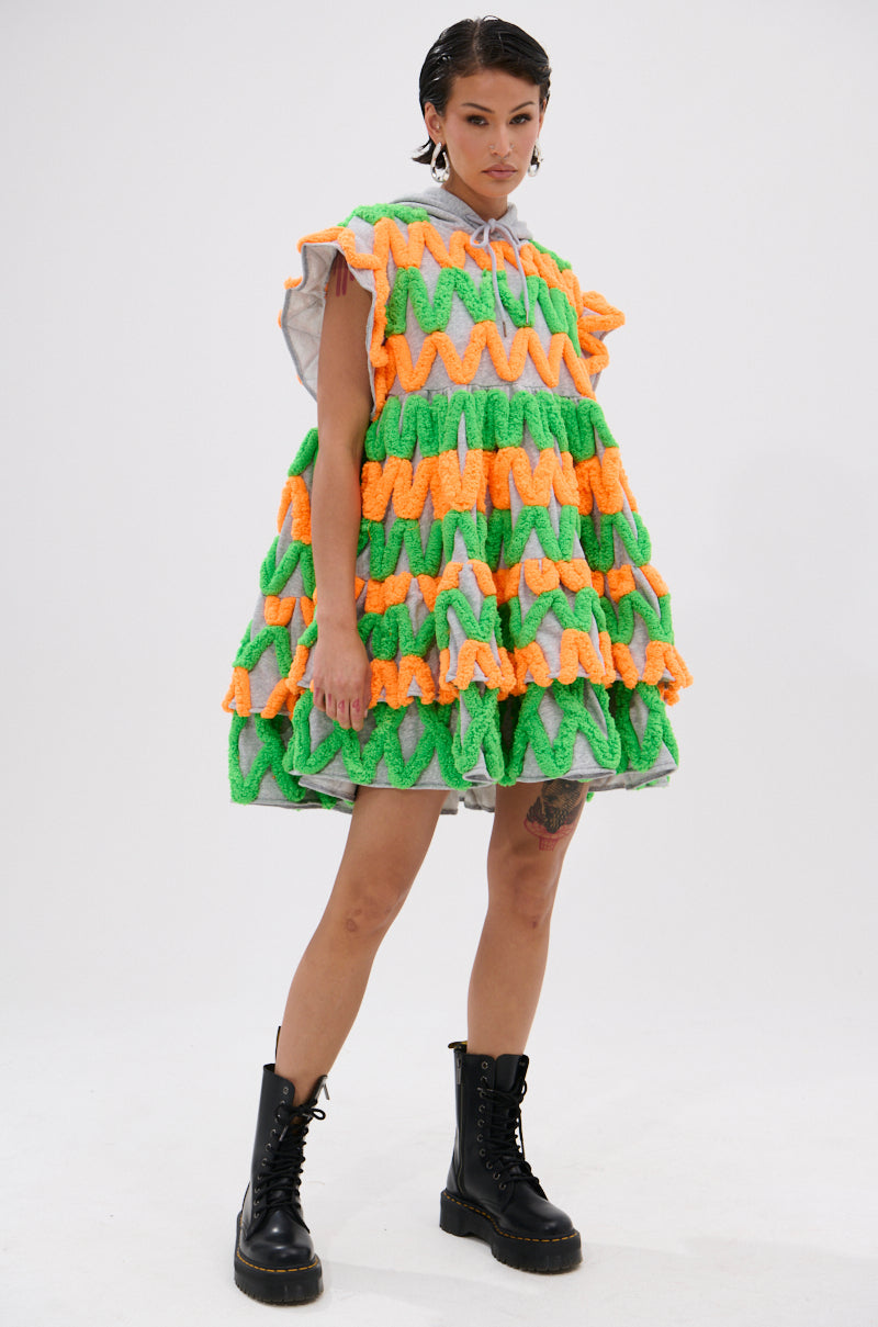 LOLO ZIGZAG MINI DRESS