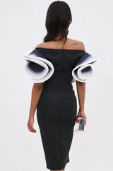 PRETTY WOMAN OMBRE MIDI DRESS