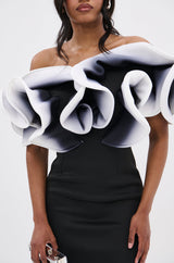 PRETTY WOMAN OMBRE MIDI DRESS